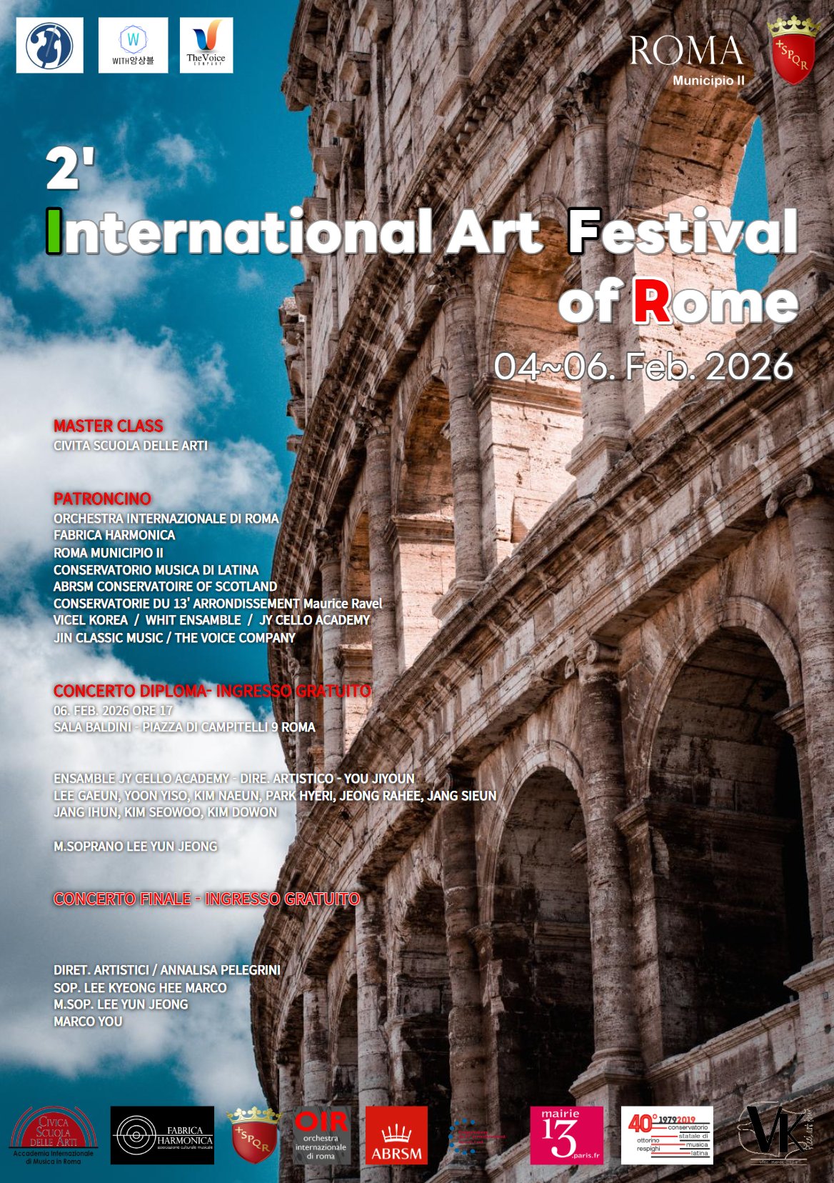 International Art Festival of Rome 2026
